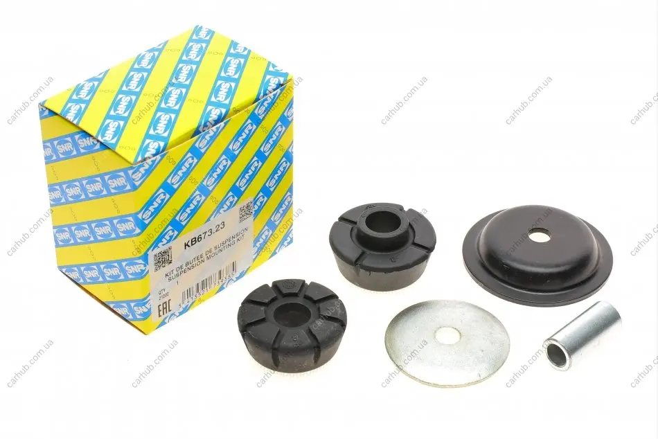 Подушка амортизатора (переднього) Mitsubishi L200/Pajero Sport 2.4-3.2 DI-D 05- (к-кт) SNR SNR NTN KB673.23 (фото 1)