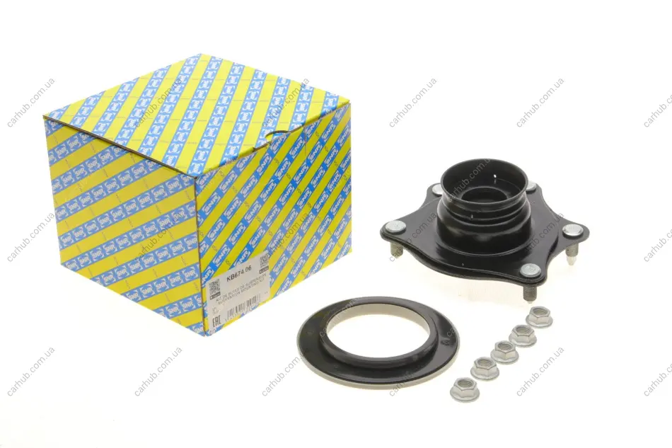 Подушка амортизатора (переднього) + підшипник Honda CR-V III 2.0-2.2 07- SNR SNR NTN KB674.06 (фото 1)