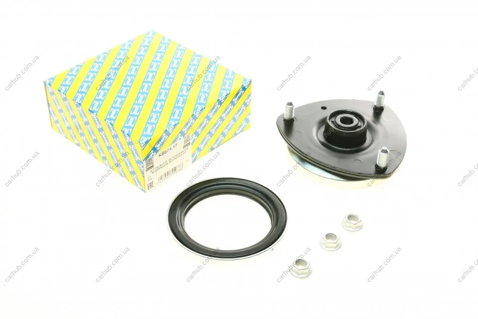 Подушка амортизатора (переднього) + підшипник Honda Civic VII 1.7 i VTEC 00-05 (R) SNR NTN KB674.17 (фото 1)