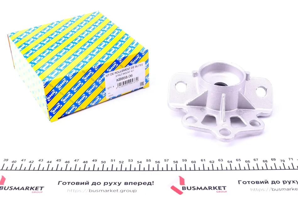 Подушка амортизатора (заднього) Fiat Punto 05- (L) SNR SNR NTN KB958.06 (фото 1)