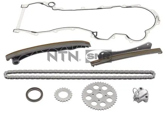 Ланцюг приводу ГРМ (к-кт) 1.3JTD/CDTi Doblo/Combo 04- (Ланцюг,натягувач,башмак,зірки) SNR NTN KDC458.00 (фото 1)