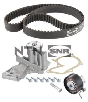 Комплект ГРМ, пас+ролик+помпа SNR NTN KDP452240
