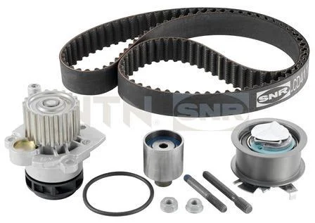 Комплект ГРМ (+ помпа) 1.9TDI Caddy 04-/T5 03-/Golf IV/V/Passat 01-/Jetta 05- SNR NTN KDP457.491