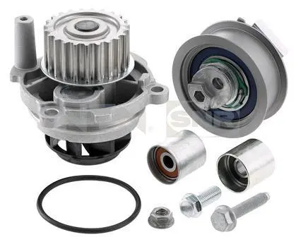 Комплект ГРМ (+помпа) VW Golf/Jetta/Passat/Touran 2.0 FSI/TFSI 03-13 SNR NTN KDP457.760 (фото 1)