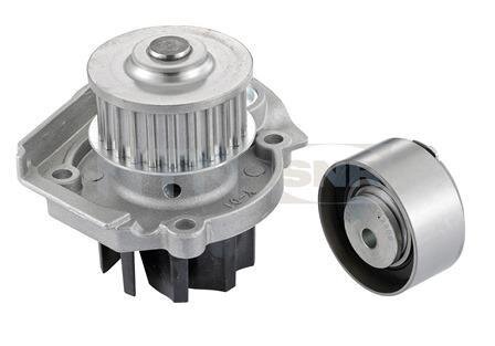 Комплект ГРМ (ремінь + ролик + водяний насос) ALFA ROMEO GIULIETTA/HATCHBACK AUDI A6 C7 FIAT 500, 500L, FIORINO, GRANDE PUNTO, LINEA, PANDA, PANDA/HATCHBACK, PUNTO EVO, QUBO, TIPO 1.1-3.0D 09.03- SNR NTN KDP458550