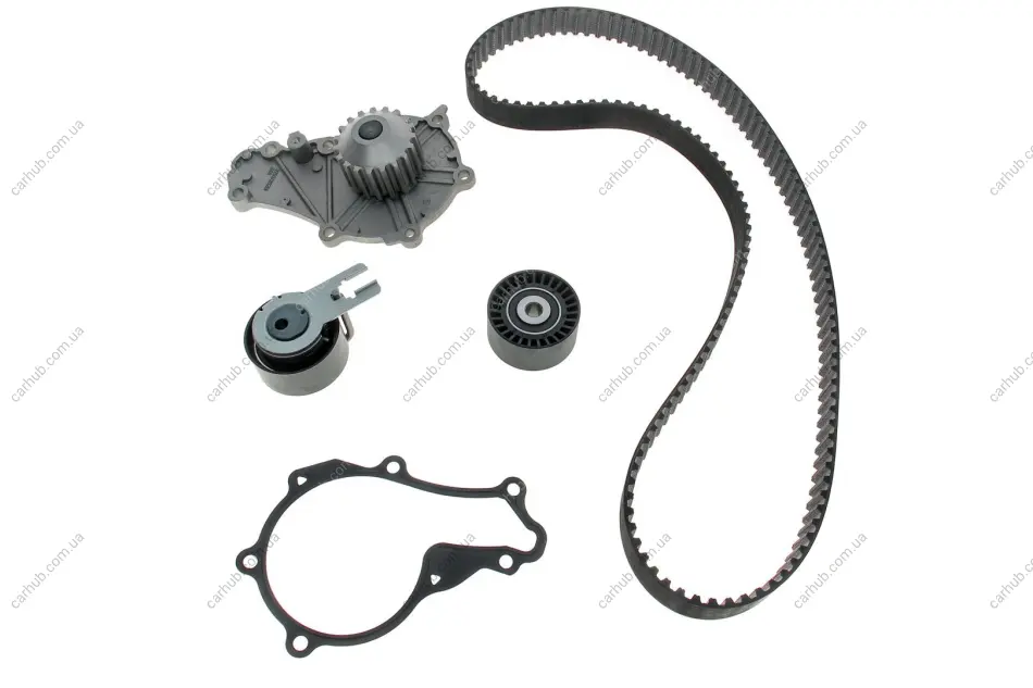 Комплект ГРМ (ремінь + ролик + водяний насос) VOLVO C30, S40 II, S80 II, V40, V50, V70 III CITROEN BERLINGO, BERLINGO MULTISPACE, C2, C3 I, C3 II, C3 PICASSO, C4 1.6D/2.0D 10.03- SNR NTN KDP459.420 (фото 1)
