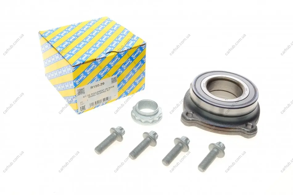 Підшипник маточини (задньої) BMW 5 (E39/E60) 95-10 (к-кт) M47/M52/M54/M57/M62/S62/N47/N52 SNR SNR NTN R150.29 (фото 1)