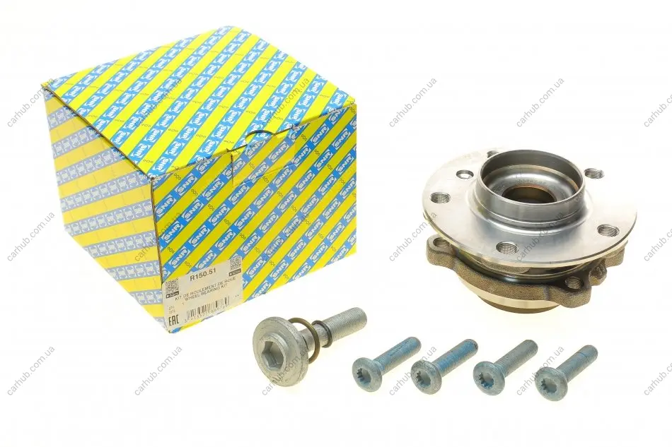 Підшипник маточини (передньої) BMW 5(F10/F11)/6(F12/F13)/7(F01-F04)/X3(F25)/X4(F26) 09- SNR SNR NTN R150.51 (фото 1)