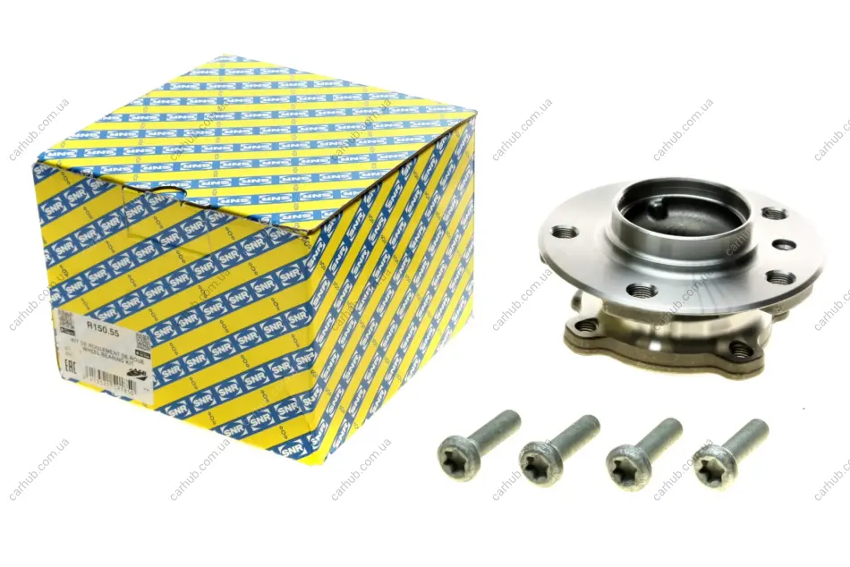 Підшипник маточини (передньої) BMW 1 (F20)/2 (F23)/3 (F34)/4 (F32/F83) 11- B37/B47/B48/N13/N47/N55 SNR NTN R150.55 (фото 1)