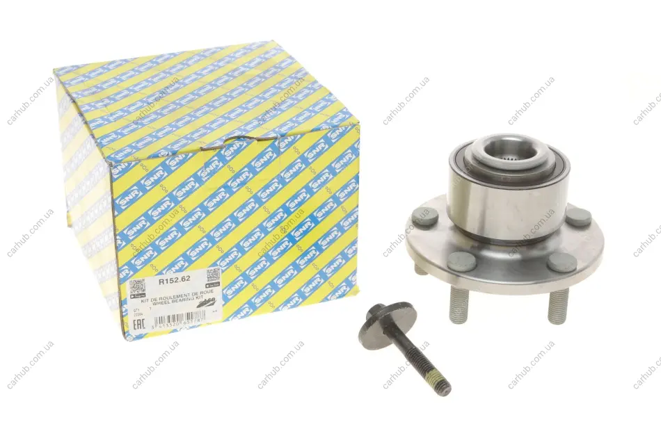 Підшипник маточини (передньої) Ford Focus II 05- (+ABS) SNR SNR NTN R152.62 (фото 1)
