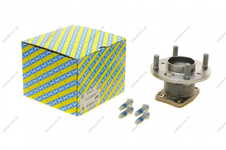 Підшипник маточини (задньої) Ford Fiesta 1.0-1.6 i/1.4-1.6 TDCi 08- (+ABS) SNR NTN R152.74 (фото 1)