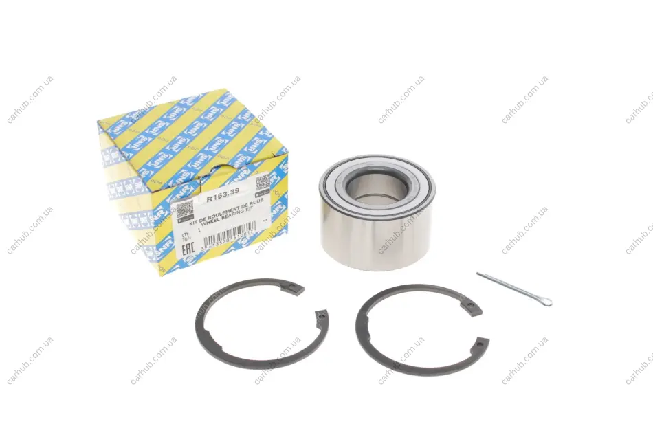 Підшипник маточини (передньої) Opel Corsa C/Combo 1.2-1.7DTi/Meriva 1.6-1.8 00- SNR SNR NTN R153.39 (фото 1)