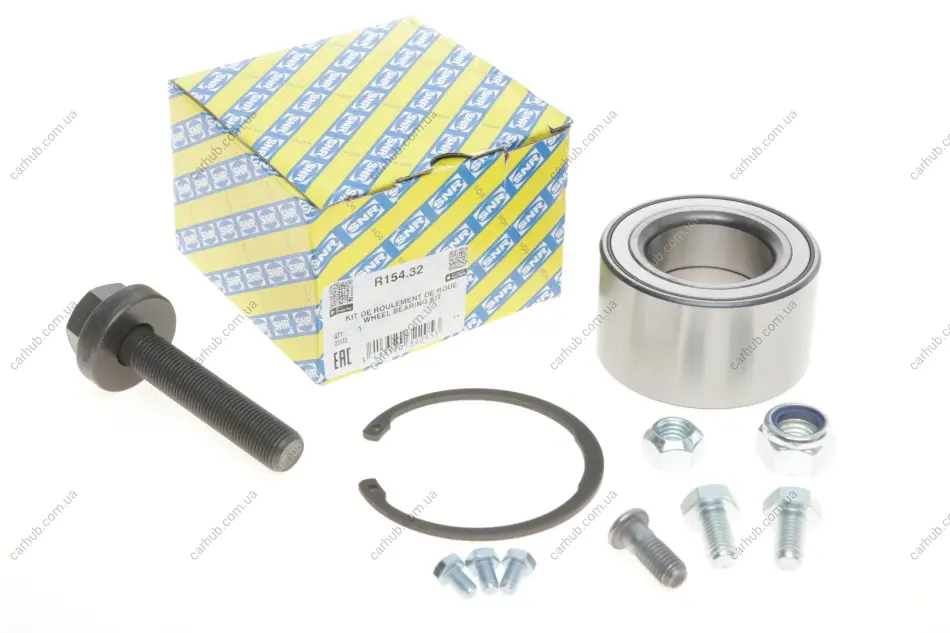 Підшипник маточини (передньої) VW T4 90-03 (45x80x45) SNR SNR NTN R154.32 (фото 1)
