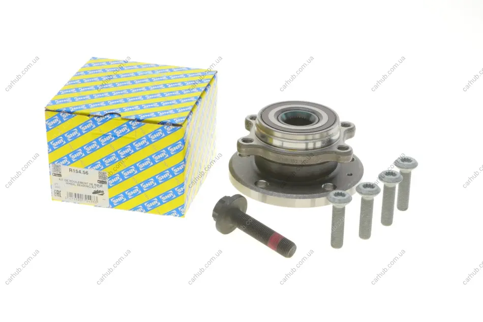 Підшипник маточини (передньої) VW Caddy 03-/Golf V SNR SNR NTN R154.56 (фото 1)