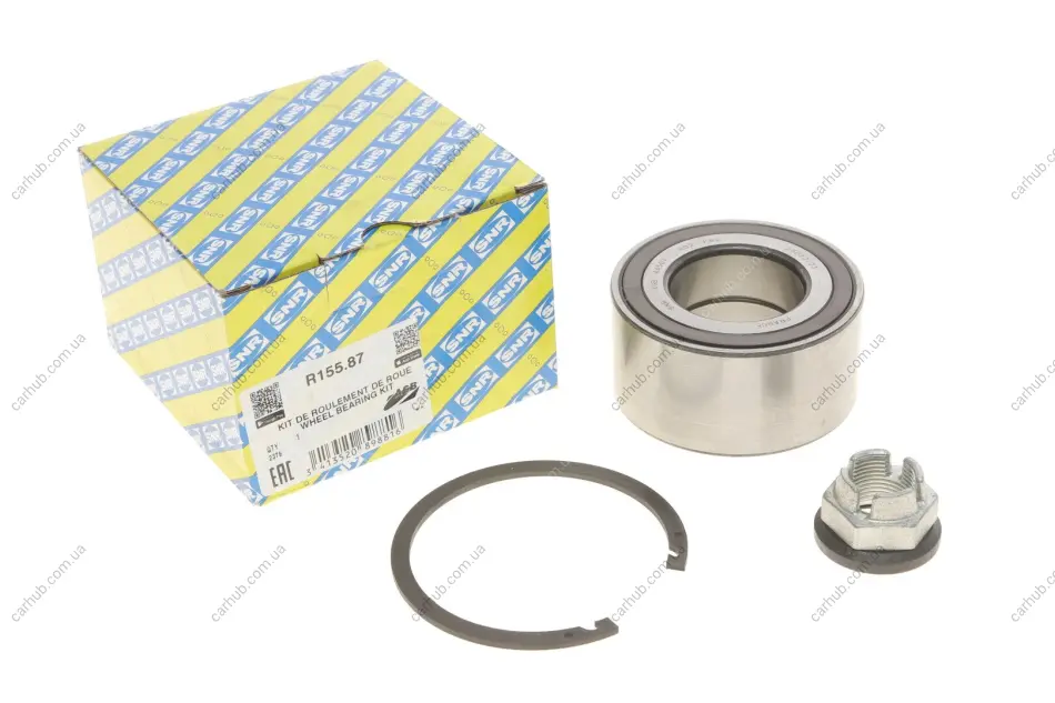 Підшипник маточини (передньої) Renault Megane III 08- (42x80x39) (+ABS) SNR SNR NTN R155.87 (фото 1)