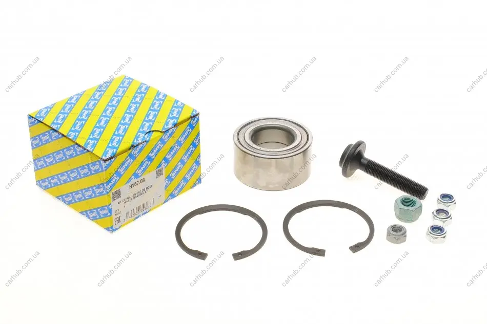 Підшипник маточини (передньої) Audi 80/90 88-96 (39x75x37) (к-кт) SNR NTN R157.08 (фото 1)