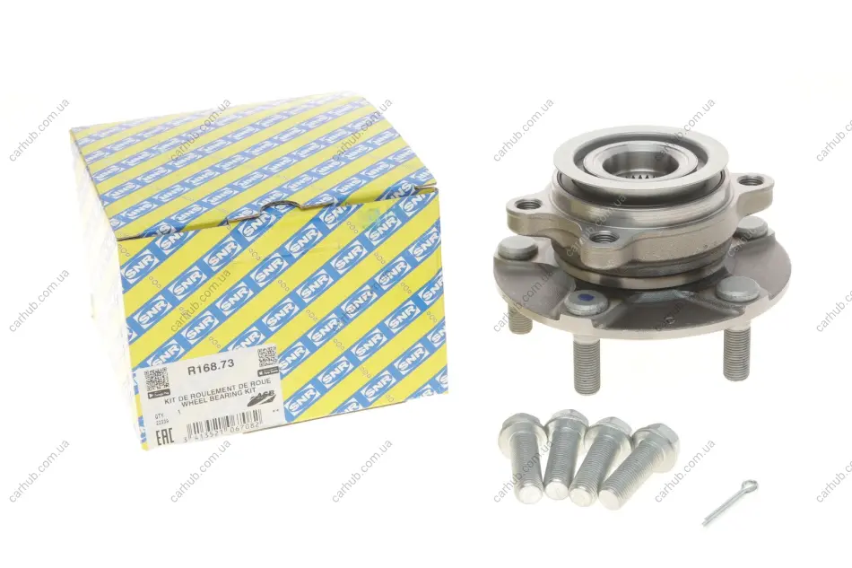 Підшипник маточини (передньої) Nissan Juke 10- SNR SNR NTN R168.73 (фото 1)
