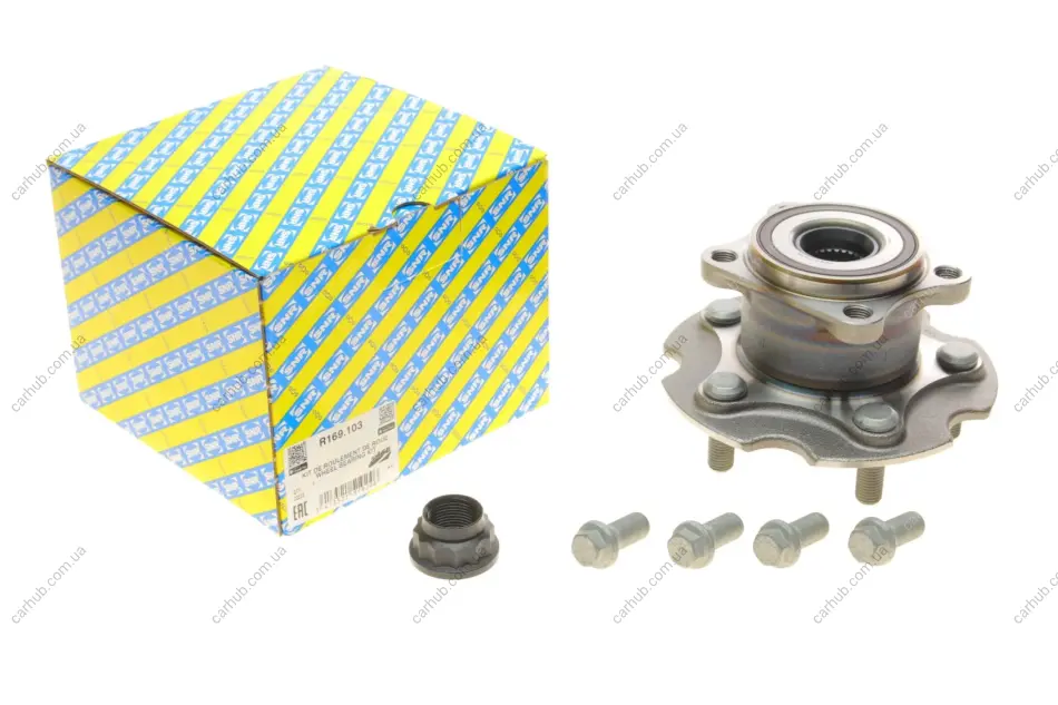 Підшипник маточини (задньої) Lexus NX 14-/Toyota RAV 4 2.0-2.5D 08-18 SNR SNR NTN R169.103 (фото 1)