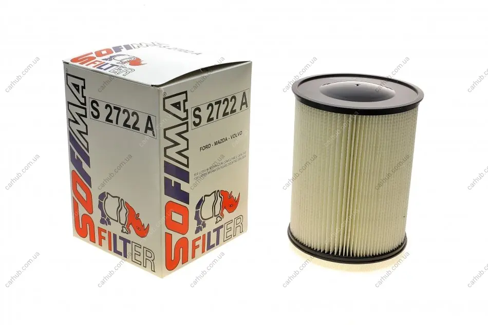 Фільтр повітряний Ford Connect 13-/C-MAX 10-/Focus 1.0-2.0 i/D 04-/Volvo C30/V50 1.6-2.0 06-12 SOFIMA S 2722 A (фото 1)