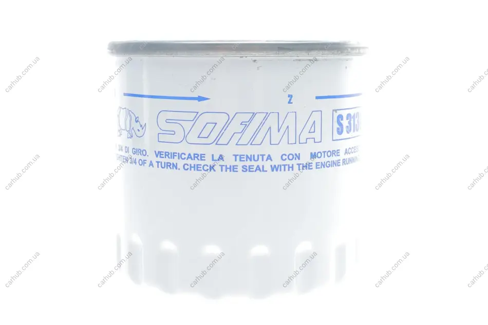 Фільтр масляний Peugeot 205 1.1/1.4 87-90/305 1.5 85-90 SOFIMA S 3130 R (фото 1)