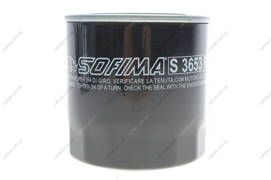Фільтр масляний Kia Besta 2.2 D 96-03/Sportage 2.0 TD 4WD 97-03 SOFIMA S 3653 R (фото 1)