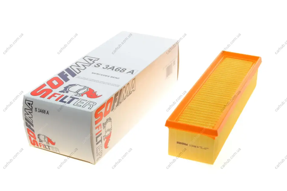 Фільтр повітряний MB C-class (W205)/з T-Model (S205) 1.6 (OM626) 14-18 SOFIMA S 3A68 A (фото 1)