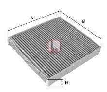 Фільтр салону Skoda Fabia/Roomster/VW Polo 99-10/MB G-class (W461/W463) 03- (вугільний) SOFIMA S 4114 CA