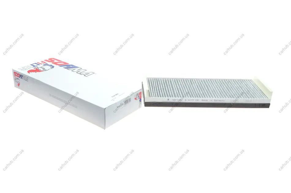 Фільтр салону Man FOCL/LION´S STAR/TGA/TGL/TGM/TGS/TGX 04- (вугільний) SOFIMA S 4177 CA (фото 1)