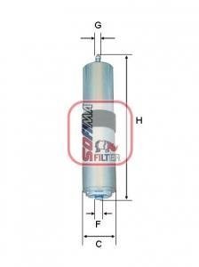 Фільтр паливний BMW 2 (F44/F45/F46)/X1 (F48) 1.5D-2.0D B37/B47 14- (OE line) SOFIMA S 9261 B