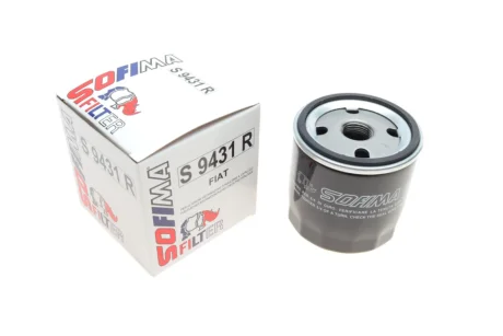 Фільтр масляний Ford Fiesta/Focus/Mondeo/S-max 1.5/1.6EcoBoost/1.6/1.8 04- (h=73.5mm) SOFIMA S 9431 R