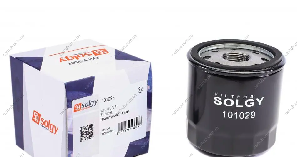 Фільтр масляний Citroen Jumper/Peugeot Boxer 2.2HDI/ Ford Transit 13- SOLGY Solgy 101029 (фото 1)