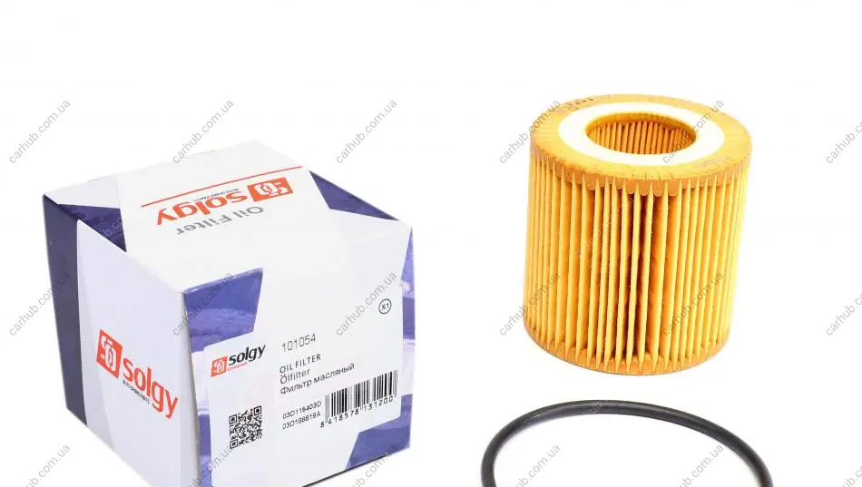 Фільтр масляний VW/Seat/Skoda 1.2i 09- SOLGY Solgy 101054 (фото 1)