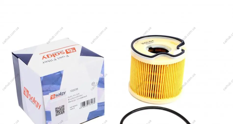 Фільтр паливний Fiat Scudo/Citroen Jumpy/Peugeot Expert 2.0JTD/HDi 99-04 SOLGY Solgy 102035 (фото 1)