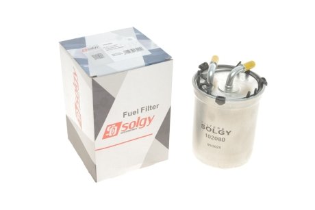 Фильтр топливный Skoda Fabia/Rapid/Roomster/ VW Fox/Polo 1.2-1.4 TDI 09- Solgy 102080