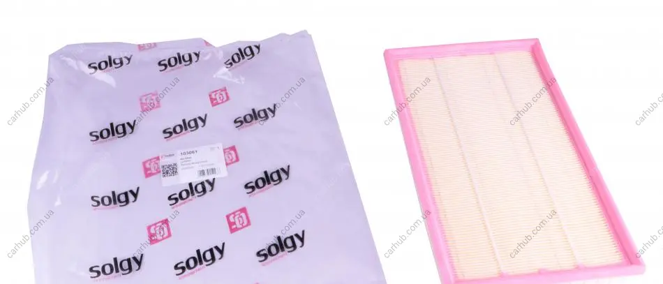 Фільтр повітряний Opel Vectra B 1.6/1.8/2.0i 16V (без картонної упаковки) SOLGY Solgy 103061 (фото 1)