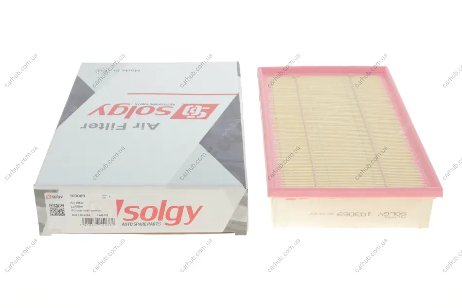 Фільтр повітряний VW T5 03- (з поролоном) SOLGY Solgy 103069 (фото 1)