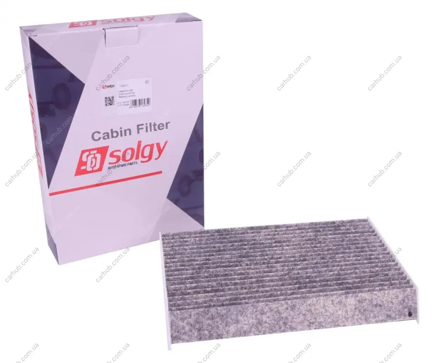 Фільтр салону Renault Megane III 08- (вугільний) SOLGY Solgy 104011 (фото 1)