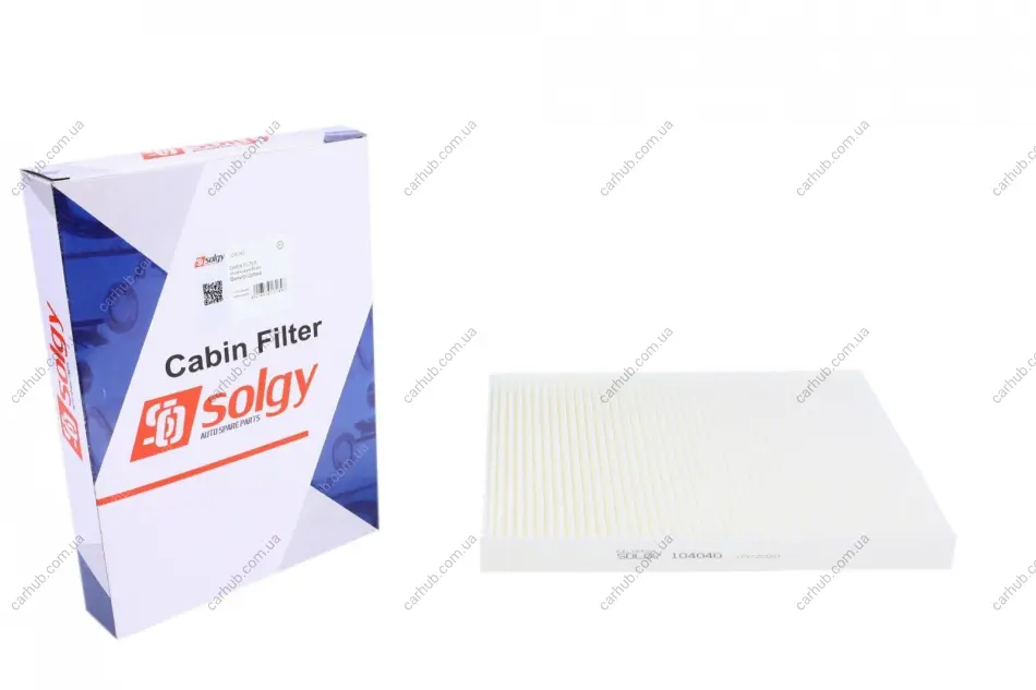 Фільтр салону VW Caddy II/Golf III/Skoda Octavia SOLGY Solgy 104040 (фото 1)