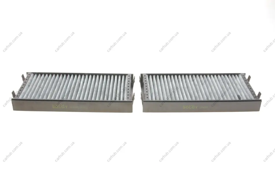Фільтр салону BMW X5 (E70/F15)/X6 (E71/E72) 2.0-4.8 07- (вугільний) (2шт) SOLGY Solgy 104056 (фото 1)