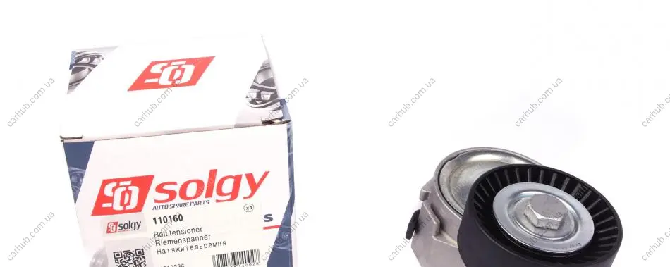 Натяжник ременя генератора Fiat Scudo/Peugeot Boxer/Partner 2.0-2.2HDI 99- Solgy 110160 (фото 1)