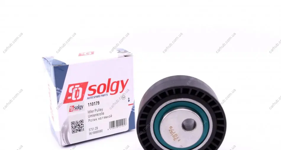 Ролик генератора Fiat Scudo 1.9D (натяжний) (70х29) SOLGY Solgy 110179 (фото 1)