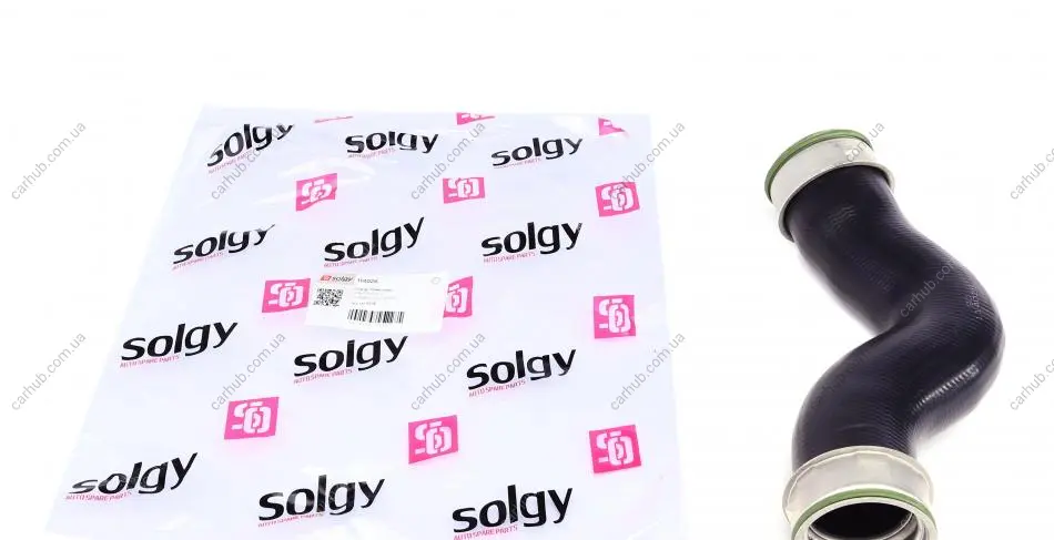Патрубок інтеркулера VW Caddy 1.9TDI 03- (BJB) SOLGY Solgy 114026 (фото 1)
