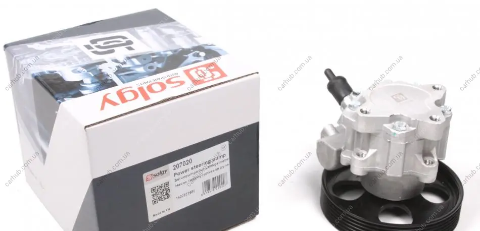 Насос ГПК Citroen Jumpy/Peugeot Expert 1.6HDi 07- (126mm; 6PK) SOLGY Solgy 207020 (фото 1)