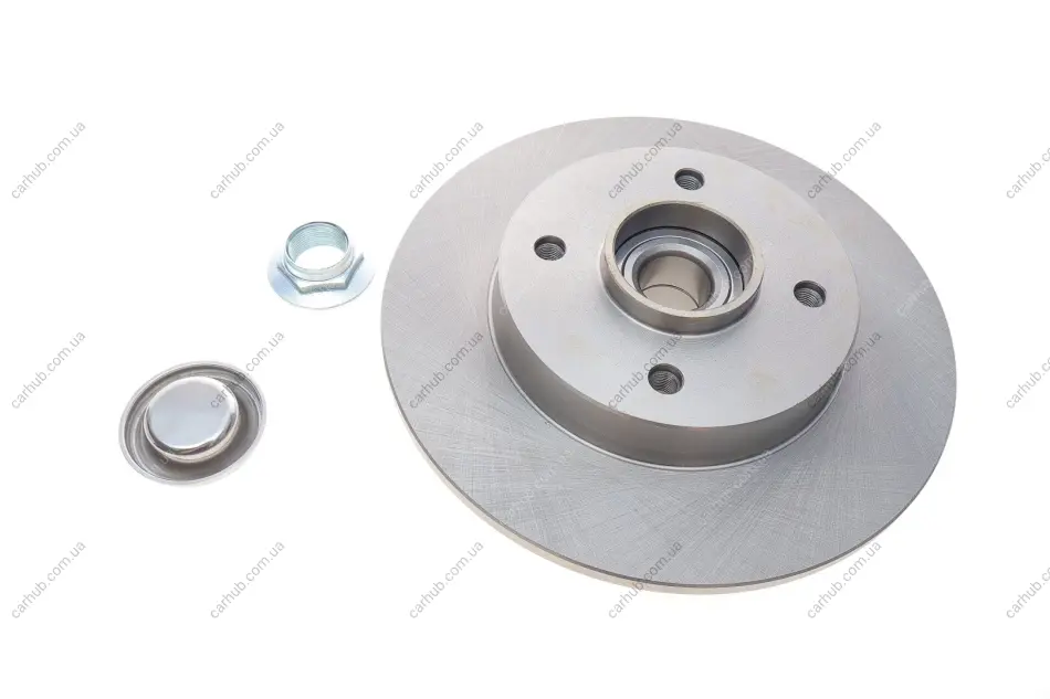 Диск гальмівний (задній) Citroen C4/Peugeot 207/307 05- (249х9) (+ABS) (з підшипником) (d=30) SOLGY Solgy 208025 (фото 1)