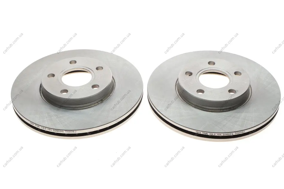 Диск гальмівний (передній) Ford C-max/Focus/Volvo C30/C70/S40/V50 04- (278x25) SOLGY Solgy 208094 (фото 1)