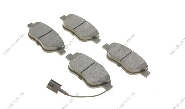Колодки гальмівні (передні) Fiat Doblo/Citroen Nemo/Peugeot Bipper 08- (Bosch) (з датчиком) SOLGY Solgy 209044 (фото 1)