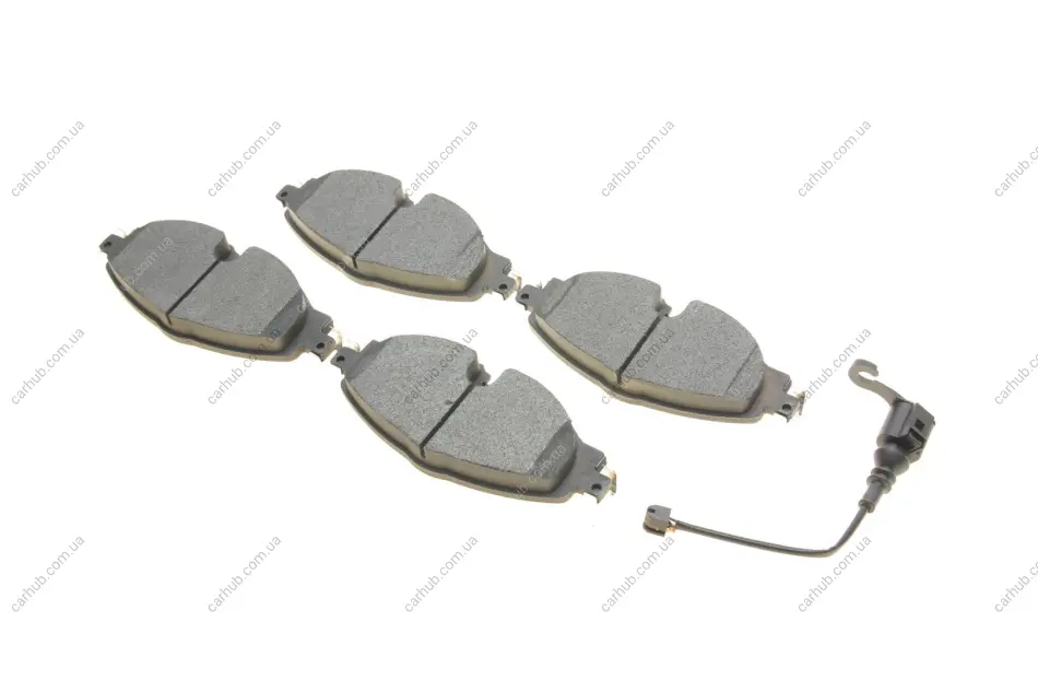 Колодки гальмівні (передні) Audi A3/Q2/Q3/Seat/Skoda Octavia/Kodiaq/VW Golf/Passat B8 12- (+датчик) SOLGY Solgy 209165 (фото 1)