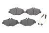Колодки гальмівні (передні) MB E-class (W211/S211) 02-09 (+датчики) SOLGY Solgy 209190 (фото 1)