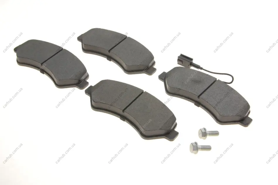 Колодки гальмівні (передні) Citroen Jumper/Fiat Ducato/Peugeot Boxer 06- R16 (з датчиком) SOLGY Solgy 209207 (фото 1)