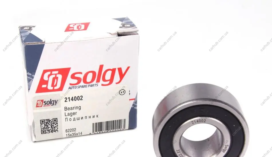 Підшипник (15x35x14) SOLGY Solgy 214002 (фото 1)